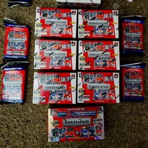 2021 NFL Rookies & Stars Blaster Boxes, Cello Packs, Factory Set, Retail Box Lot